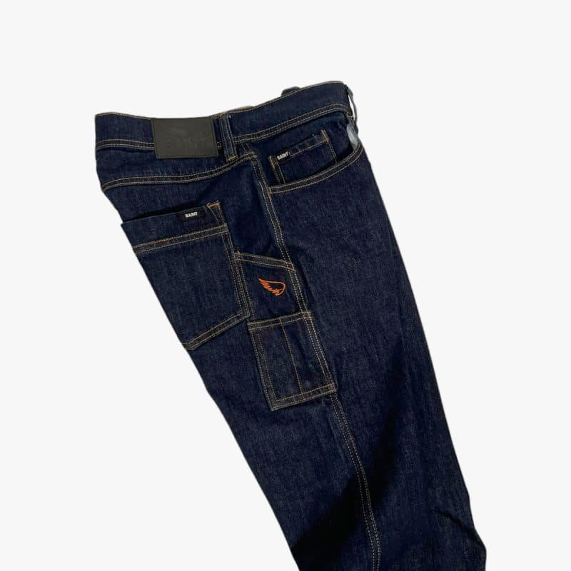 jeans slim fit bleu
