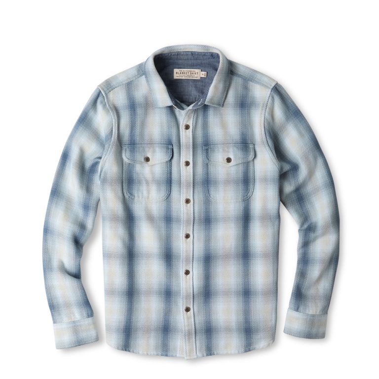 blanket shirt french blue outerknown