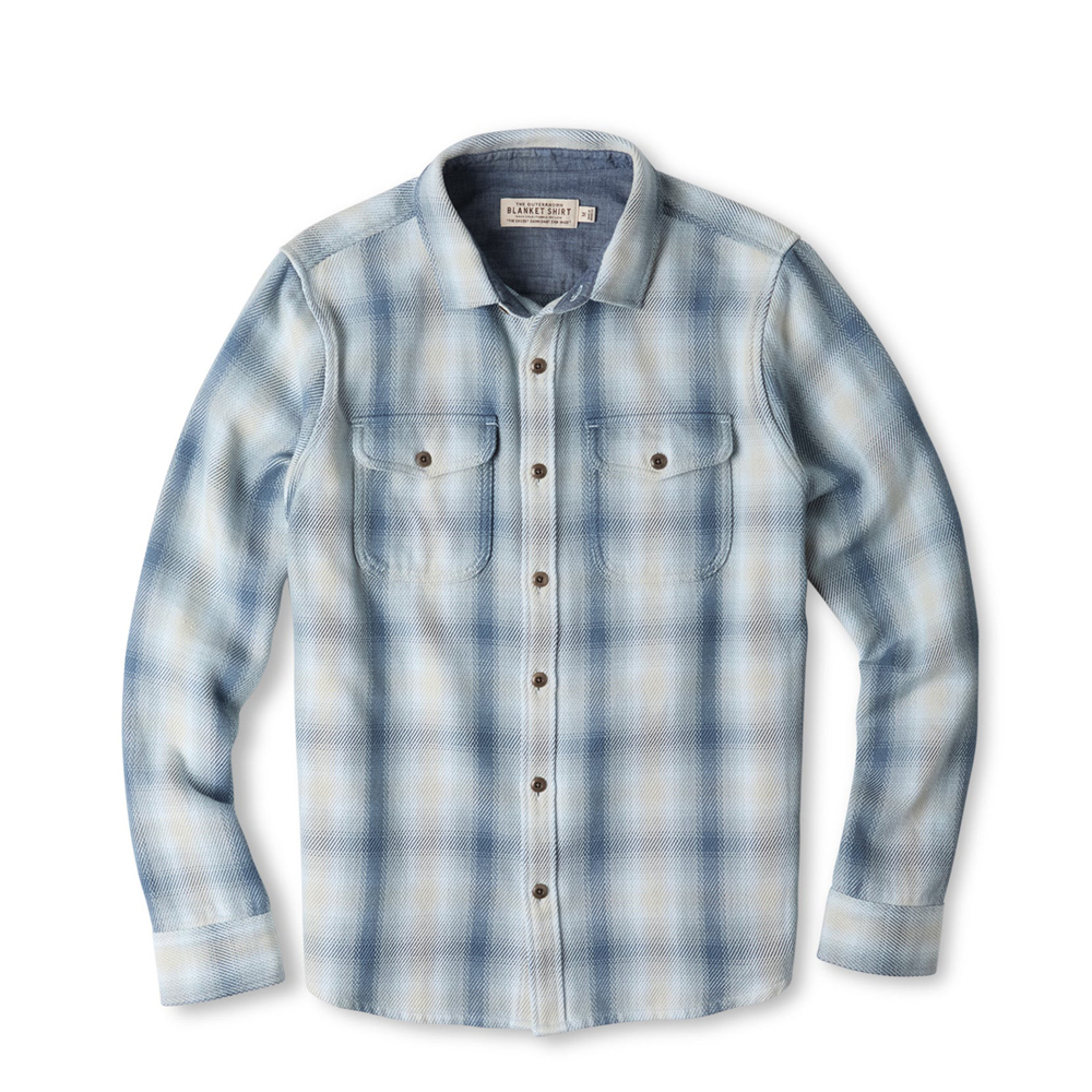 blanket shirt french blue outerknown
