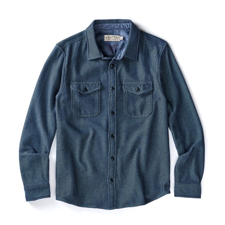 blanket shirt indigo outerknown