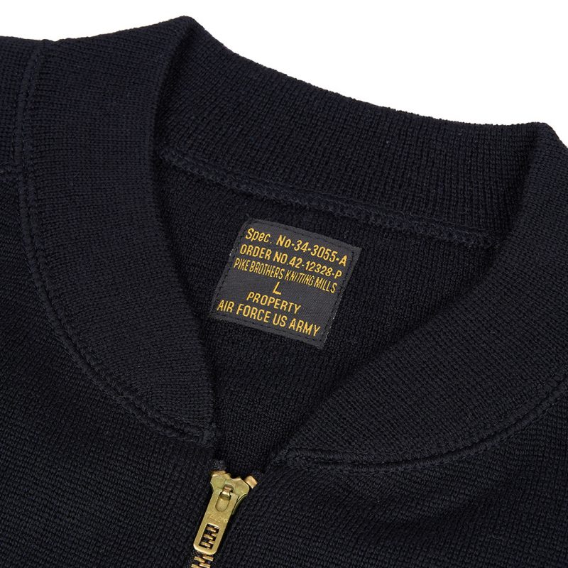 Cardigan C2 noir 1943 Pike Brothers