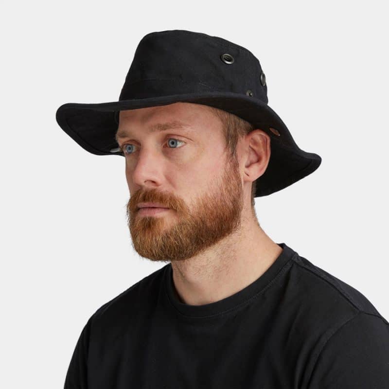 chapeau globe-trotteur noir