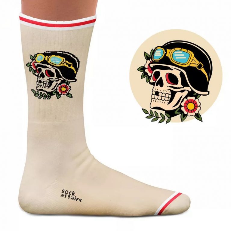 chaussettes american skull