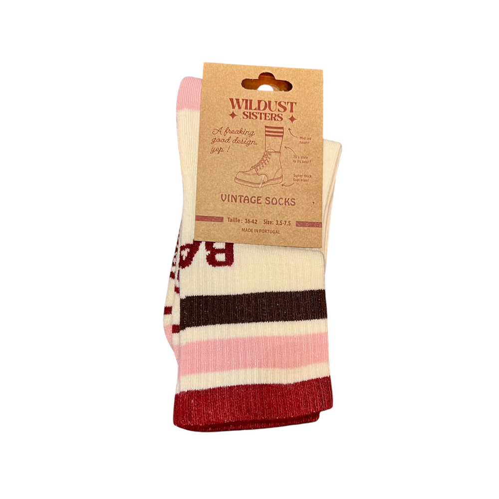 Chaussettes Bad Ass Wildust Sisters Ride with Mortimer