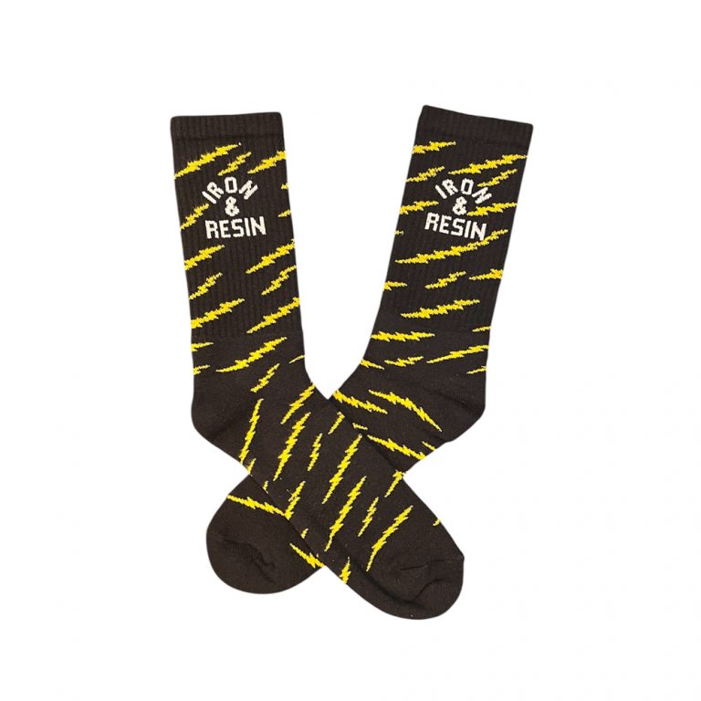 Chaussettes bolt black iron and resin ride with mortimer