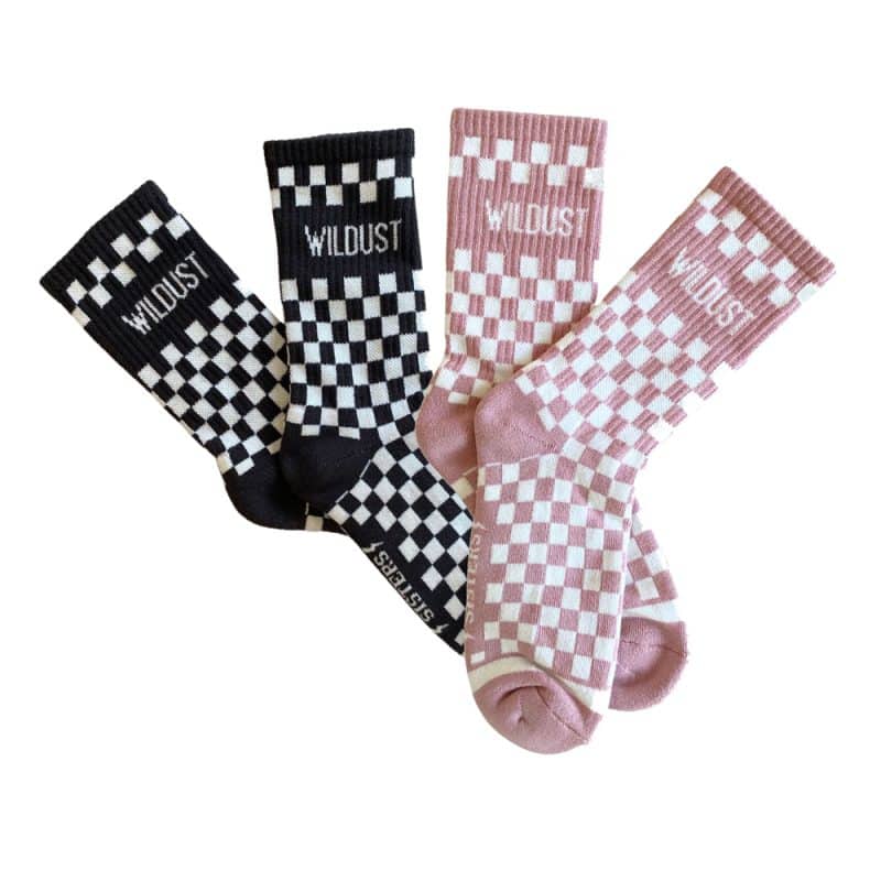 Chaussettes checkerboard