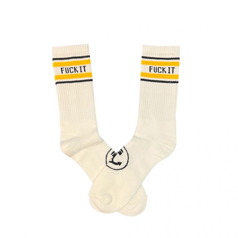 Chaussettes f*ck it iron and resin ride with mortimer