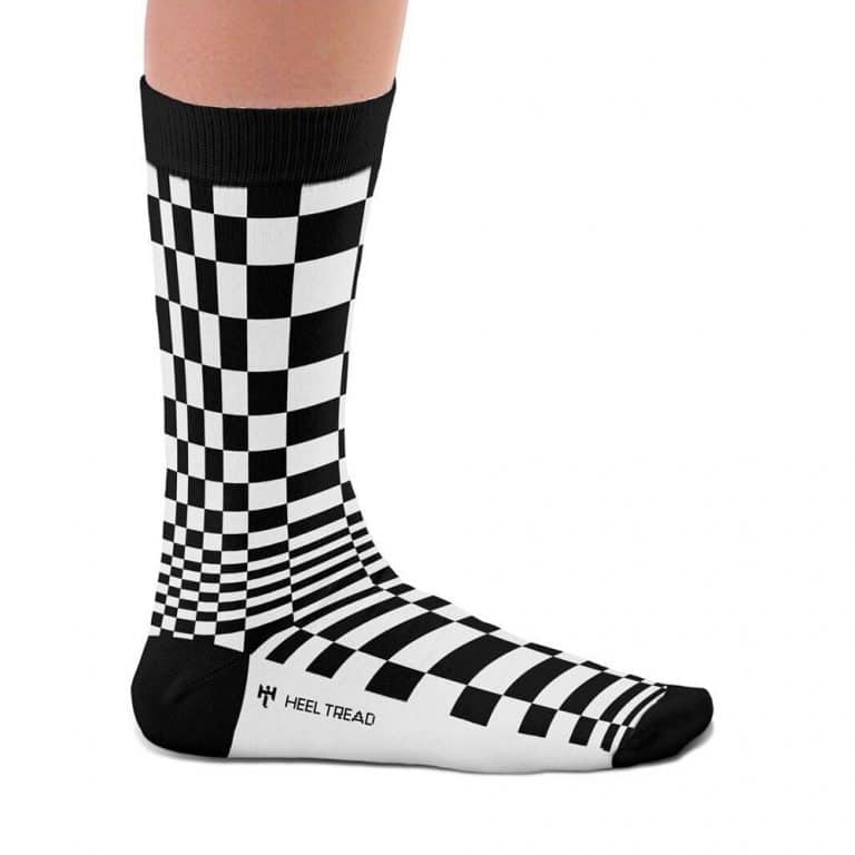 Chaussettes Pasha noir-blanc