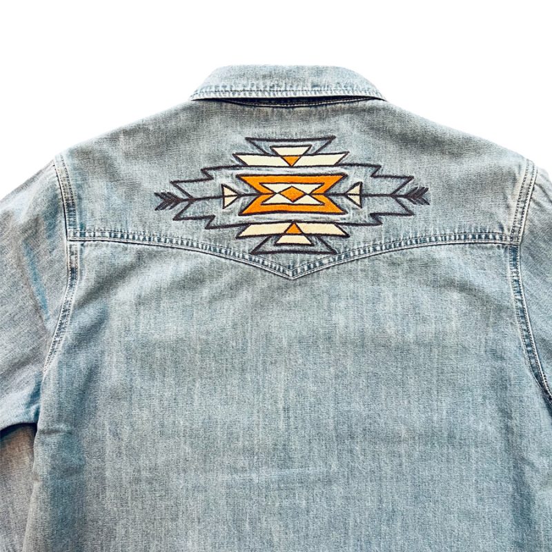 Chemise Tonopah en jeans iron and resin