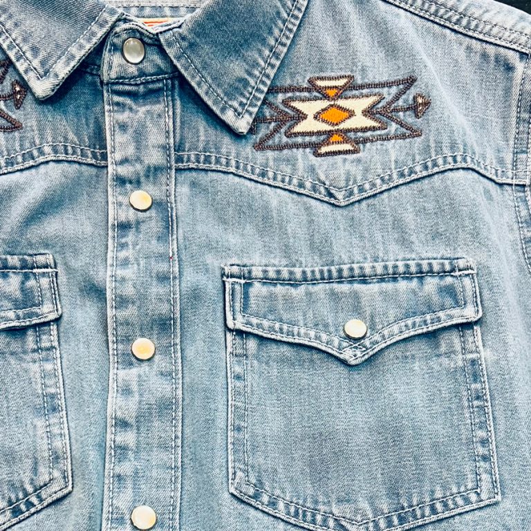Chemise Tonopah en jeans iron and resin