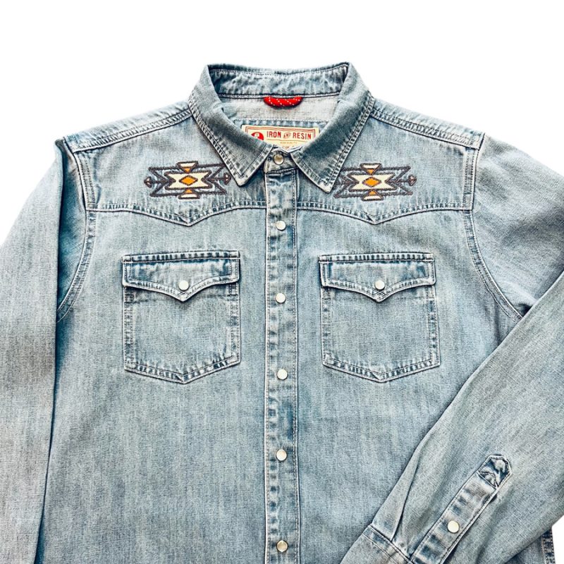 Chemise Tonopah en jeans iron and resin