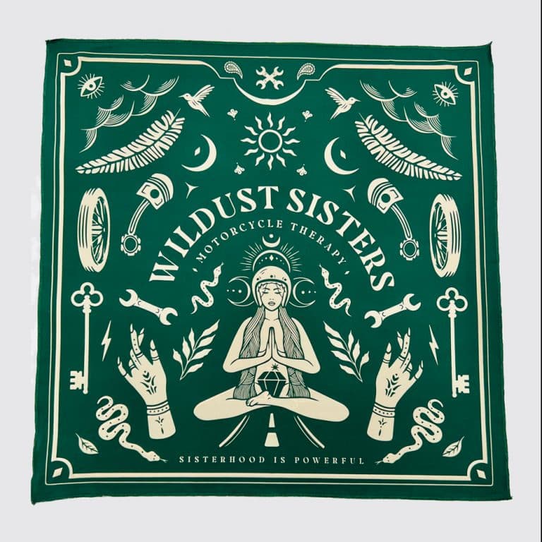 Foulard Motorcycle therapy vert