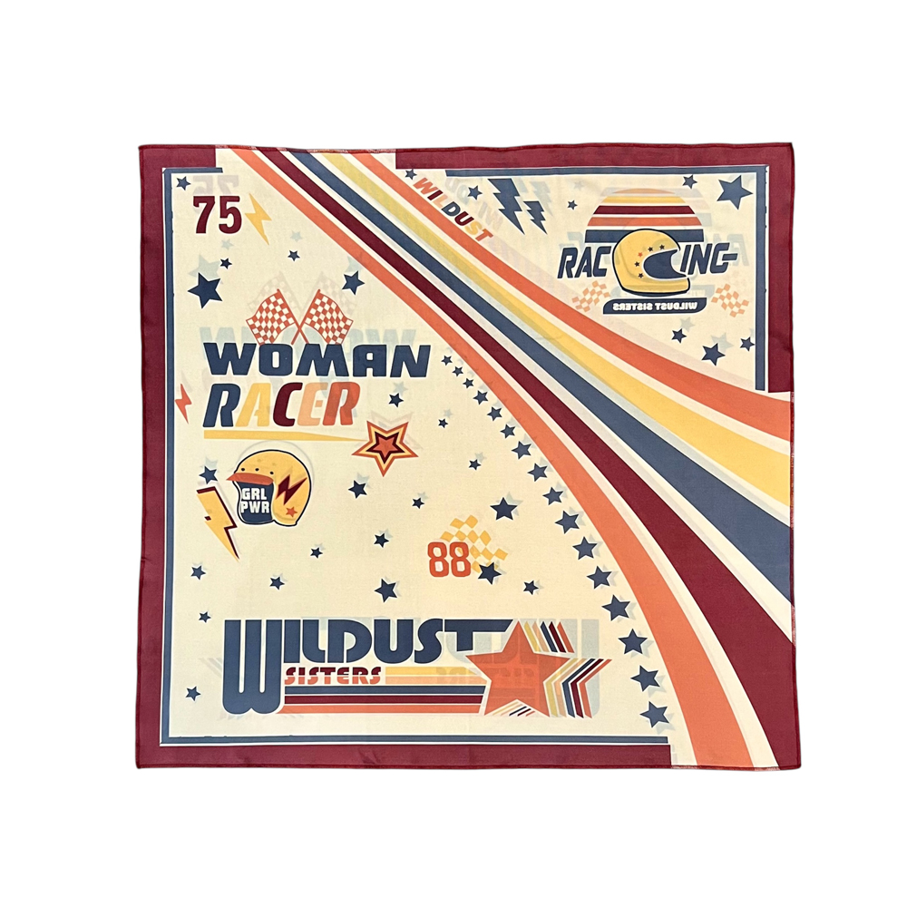 foulard pole position wildust sisters ride with mortimer