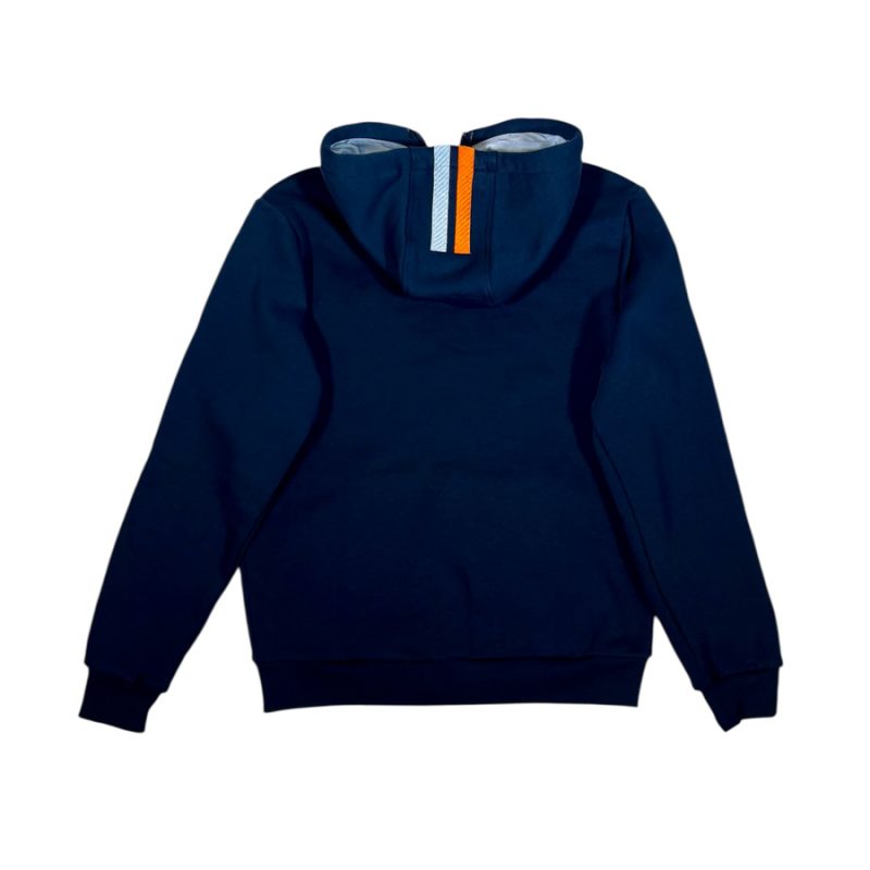 hoodie zip n°6 navy gulf ride with mortimer