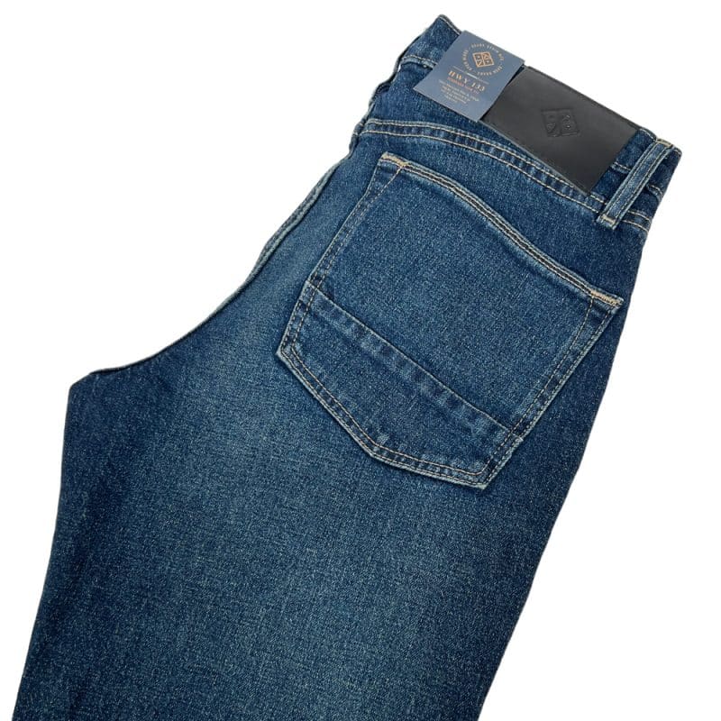 jeans bleu coupe droite