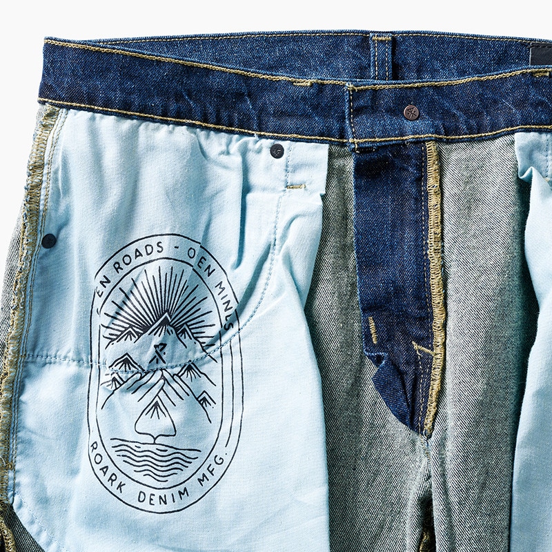 jeans bleu chanvre coton