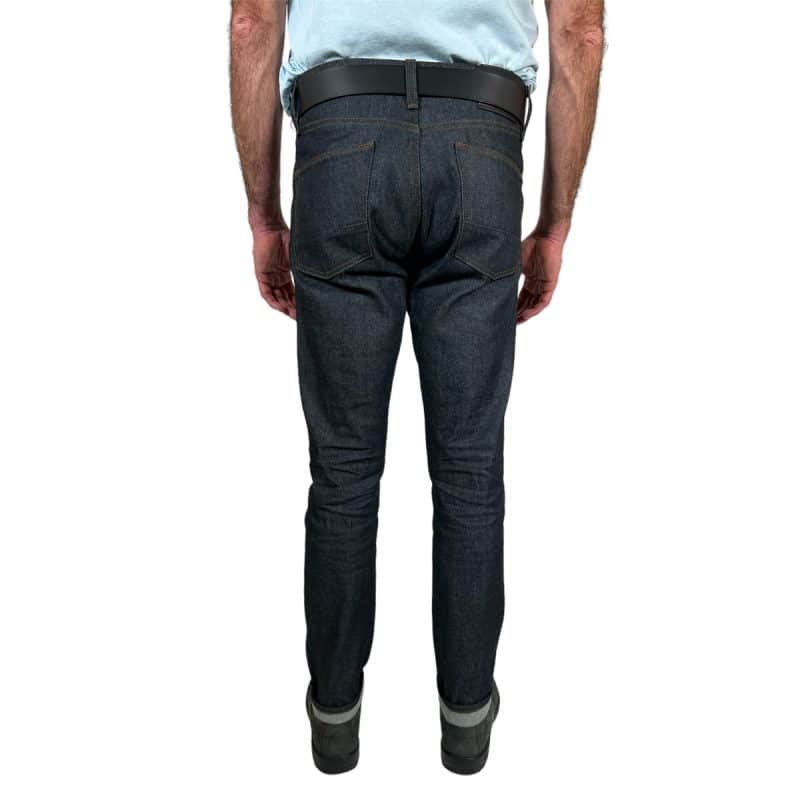 jeans bleu chanvre coton