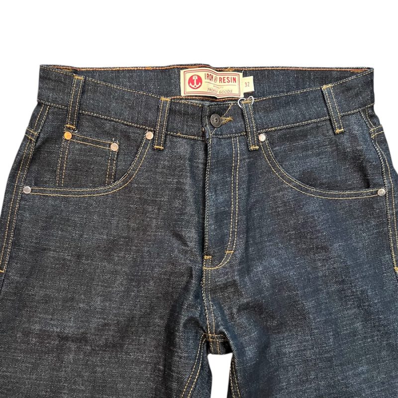 jeans selvedge cody iron and resin ride with mortimer
