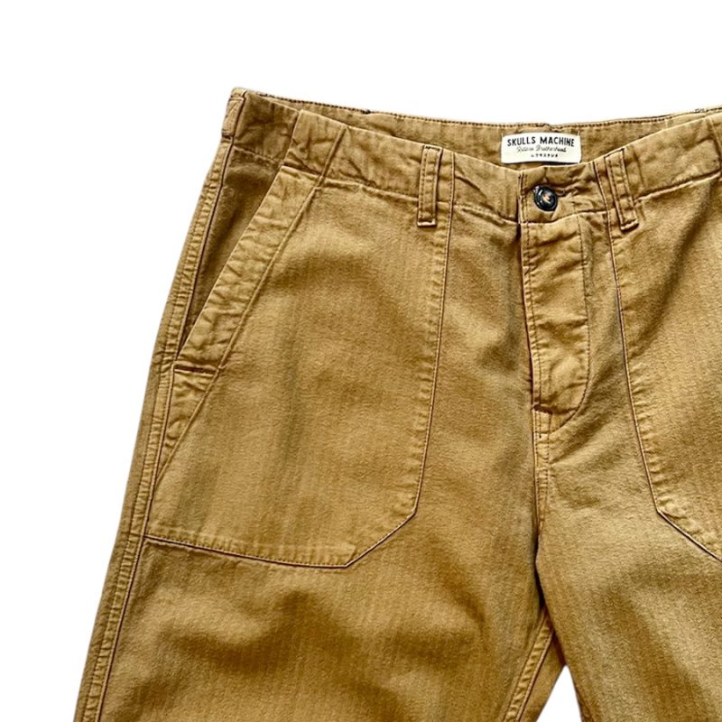 Pantalon new york camel skulls machine ride with mortimer