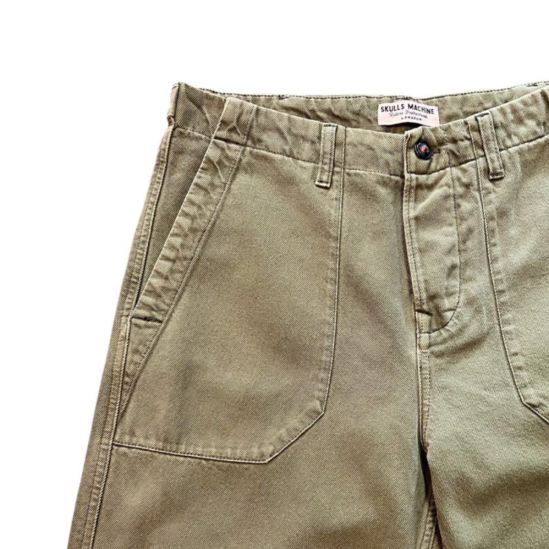 Pantalon new york kaki skulls machine ride with mortimer