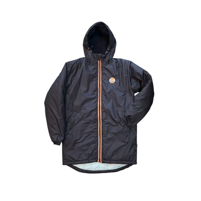 Parka logo gulf ride with mortimer