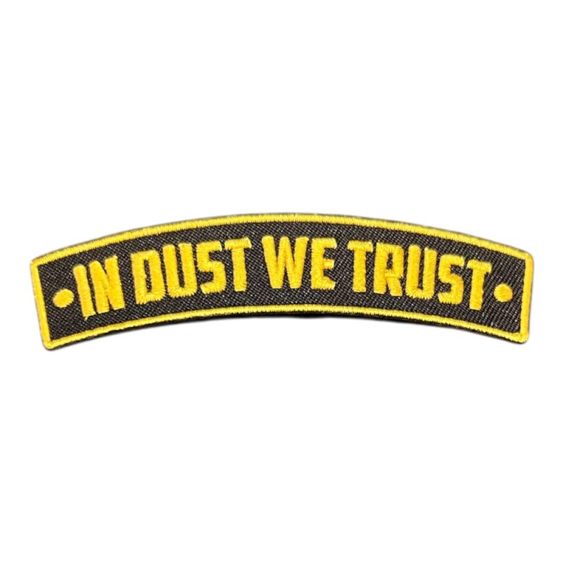 patch In dust we trust age of glory ride with mortimer
