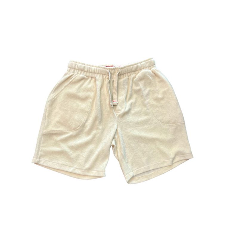 Short éponge terry iron and resin