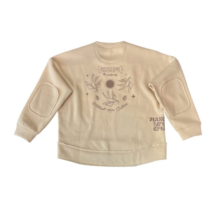 Sweatshirt escape wildust sisters ride with mortimer