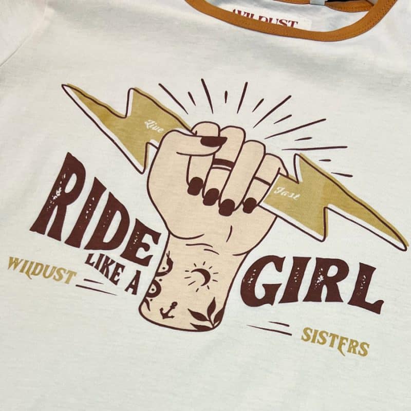 T-shirt RLAG ride like a girl