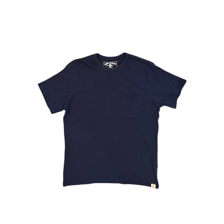 T-shirt bird bleu marine Iron and Resin Ride with Mortimer