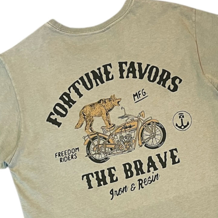 t-shirt fortune Iron and Resin Ride with Mortimer