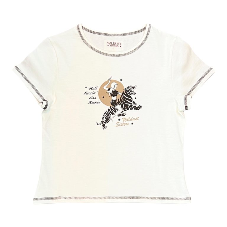 t-shirt hell racin wildust sisters ride with mortimer