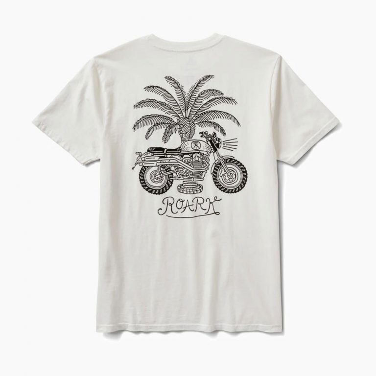 T-shirt moto blanc