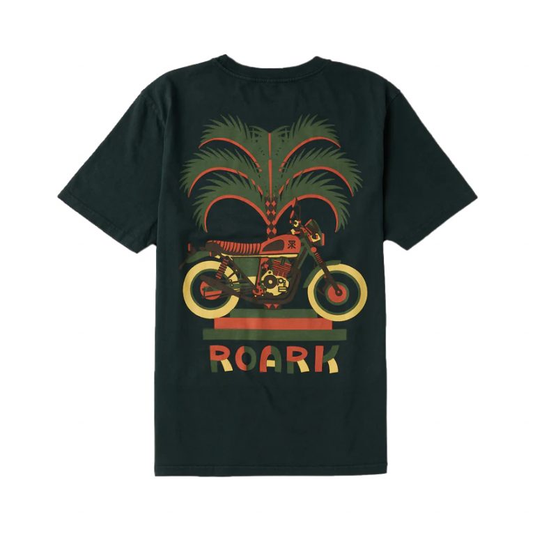 T-shirt moto palm noir roark