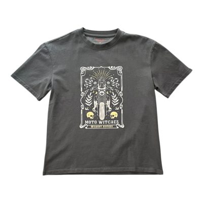 t-shirt moto witches wildust sisters ride with mortimer