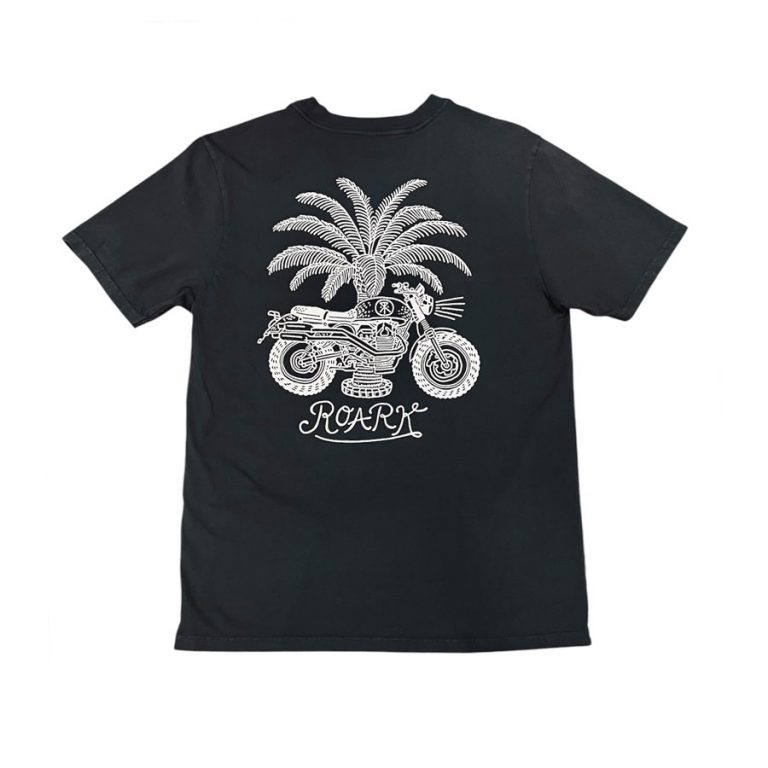 t-shirt moto noir roark