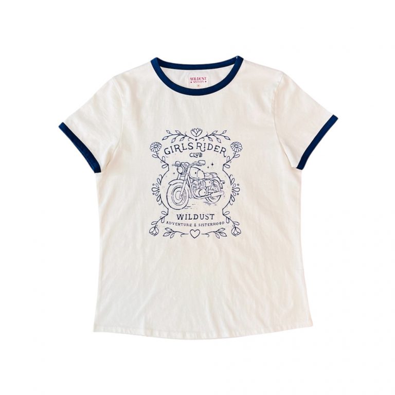 t-shirt riders club wildust sisters ride with mortimer
