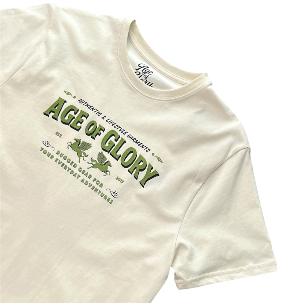 t-shirt rugged age of glory ride with mortimer