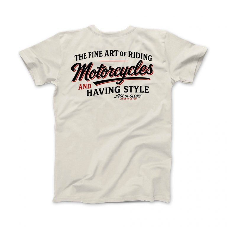 T-shirt fine art écru age of glory