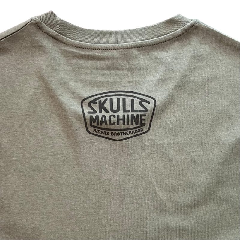 t-shirt skulls machine club ride with mortimer