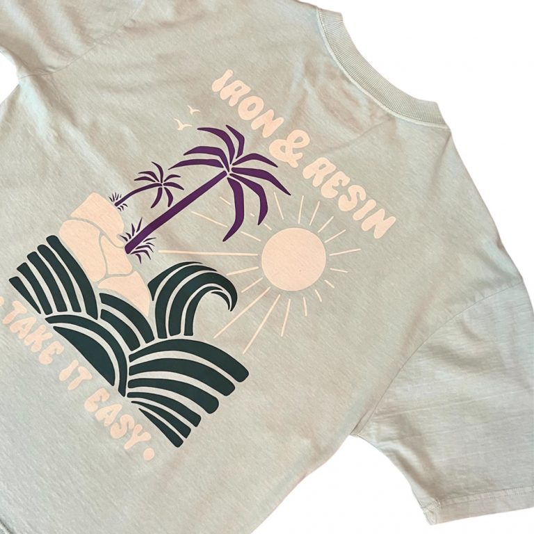 T-shirt Take it easy Iron and resin ride with mortimer