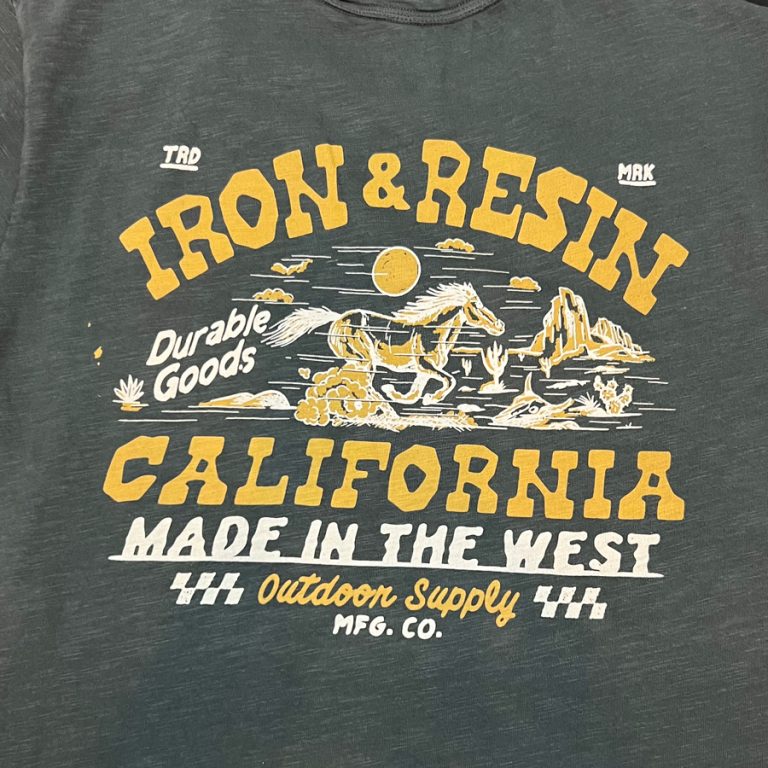 t-shirt western supply Iron and Resin Ride with Mortimer