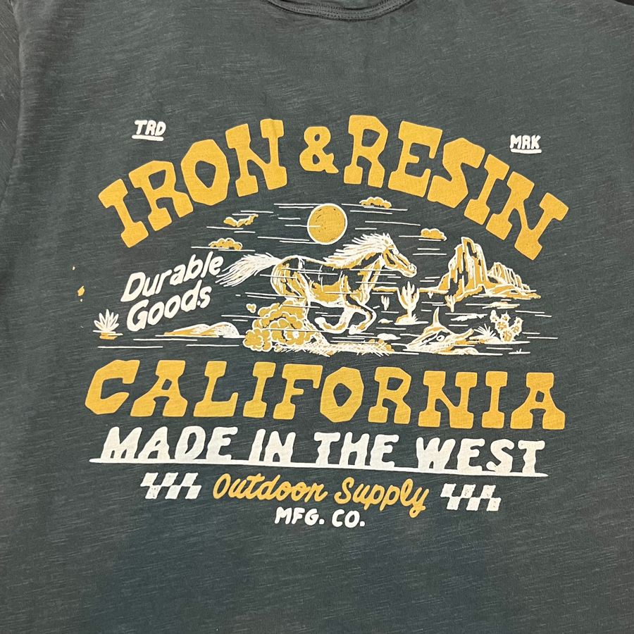 t-shirt western supply Iron and Resin Ride with Mortimer