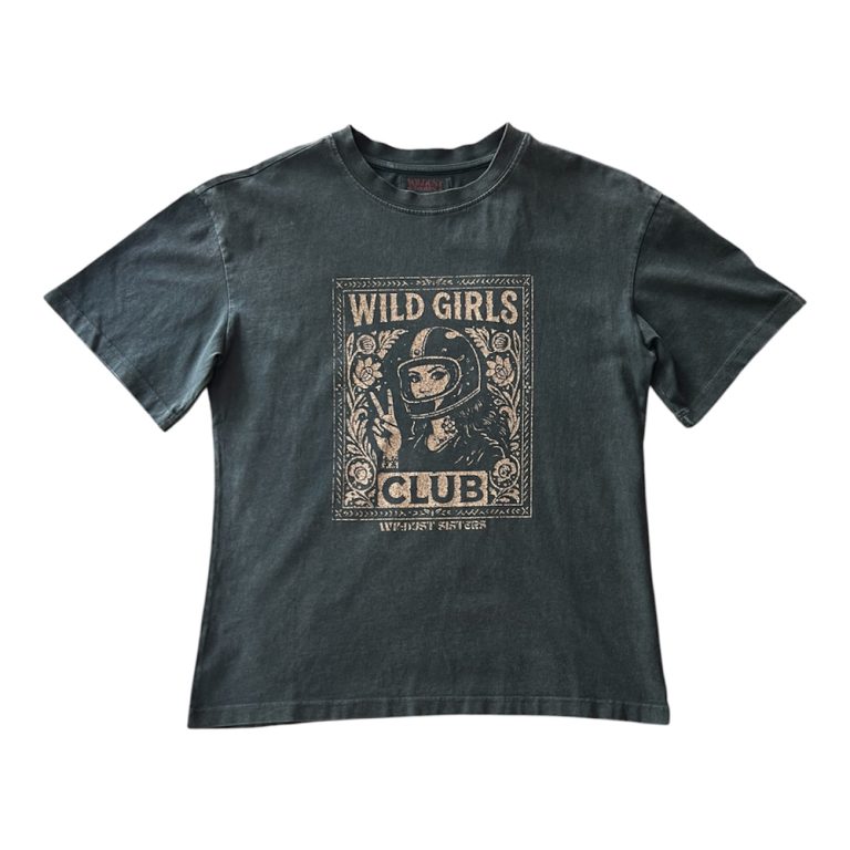 t-shirt wild girls club wildust sisters ride with mortimer