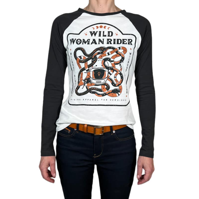 t-shirt wild woman rider