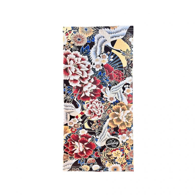 Tour de cou heritage rouge Sunday Speedshop Ride with Mortimer