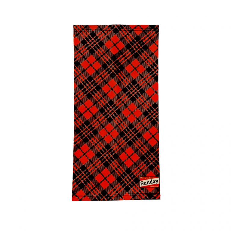 Tour de cou tartan Sunday Speedshop Ride with Mortimer