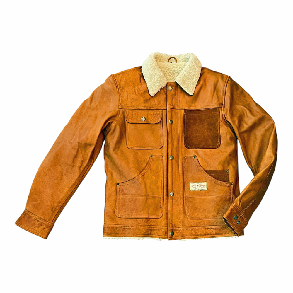 veste en cuir craftman age of glory ride with mortimer