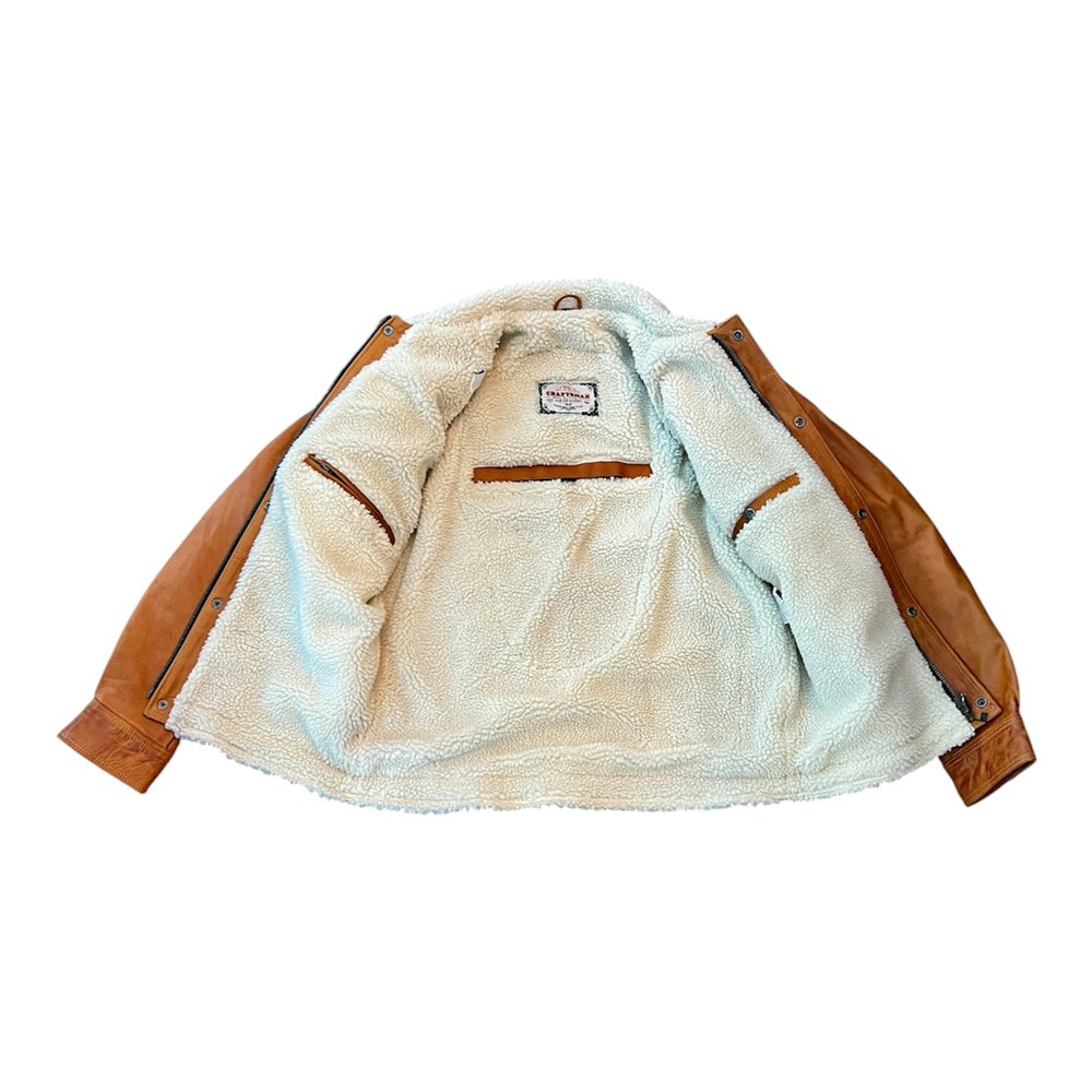 veste en cuir craftman age of glory ride with mortimer