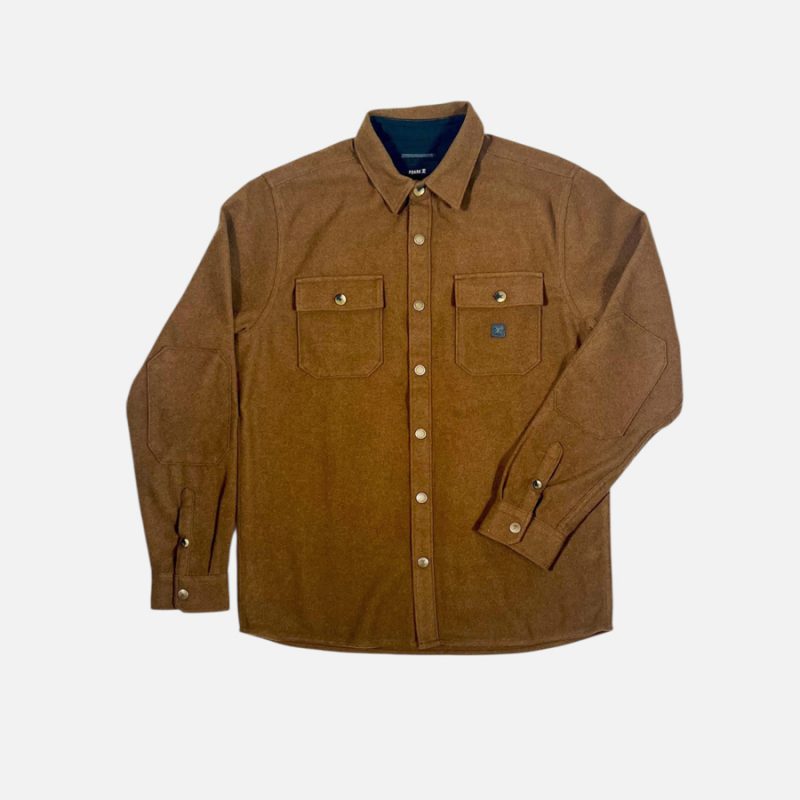 Chemise Nordsman marron roark ride with mortimer